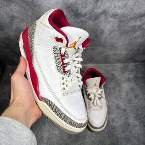 Size 10.5 | Jordan 3 Cardinal Red No Box| Pre-Owned